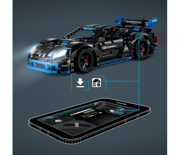 LEGO Technic 42176 Samochód wyścigowy Porsche GT4 e-Performance - 1266102 - zdjęcie 11